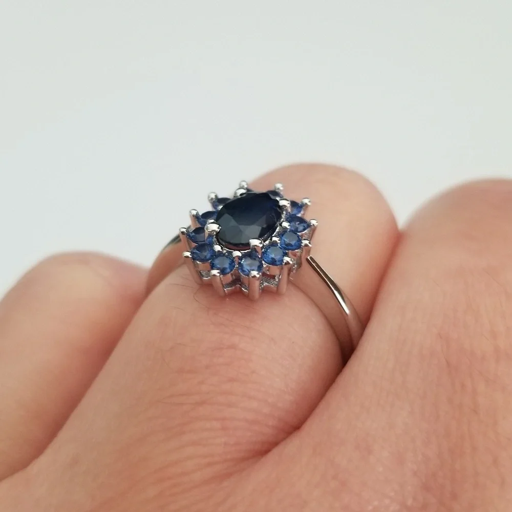2ct TW Natural Sapphire Ring - Picture 8 of 8